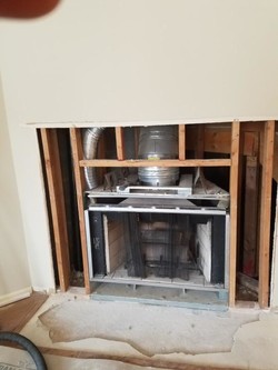 Before & After Gas Fireplace Addition in Guttenberg, NY