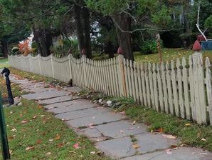 Before & After Fence Painting in Guttenberg, NJ (1)