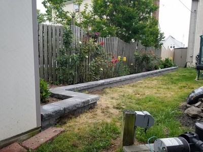 before fence replacem