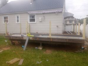 Deck installation in Dumont, NJ (2)