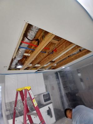 Before & After Drywall repair in Union City, NJ (1)